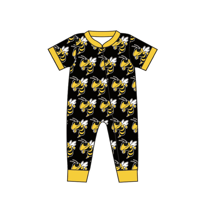 Baby Boy Team Long Sleeves Zipper Romper