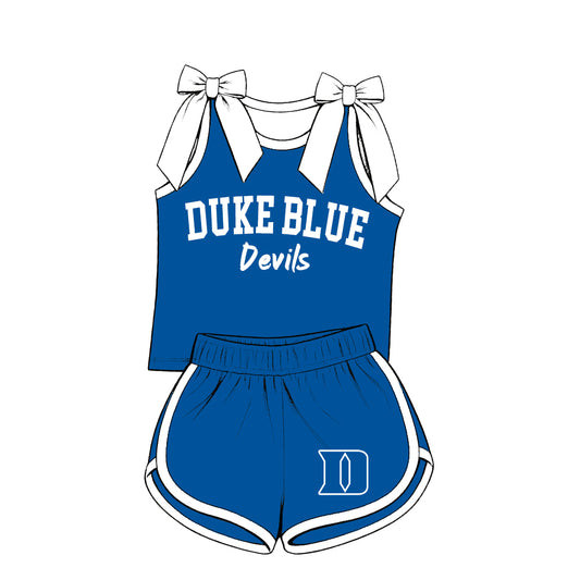 ( Moq 5 ) Sibling Baby Girls Kids Sleeveless Bows Shirt Shorts Team Set Clothes