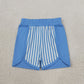 Baby Girls Kids Blue Stripes Shorts Bottoms Yoga Active Clothes RTS