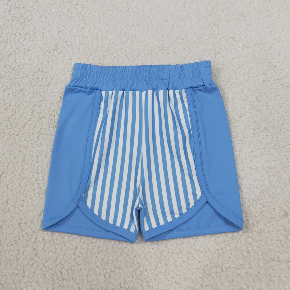 Baby Girls Kids Blue Stripes Shorts Bottoms Yoga Active Clothes RTS