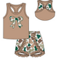 Baby Girl Toddler Bows Camo Sibling Matching Clothes Set ( Moq 5 Each Design )