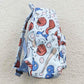 BA0075 Baby Kids Baseball Blue Bag Backpack