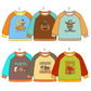 ( Moq 5 Each Style ) Sibling Baby Boys Kids Long Sleeves Pumpkins Halloween Shirts Clothes