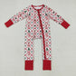 Sibling Girls Kids Toddler Long Sleeves Santa Bows Sibling Christmas Blanket Romper Dress Set RTS