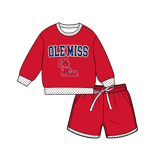( Moq 5 ) Baby Girls Kids Long Sleeves Shirt Shorts Team Set Clothes