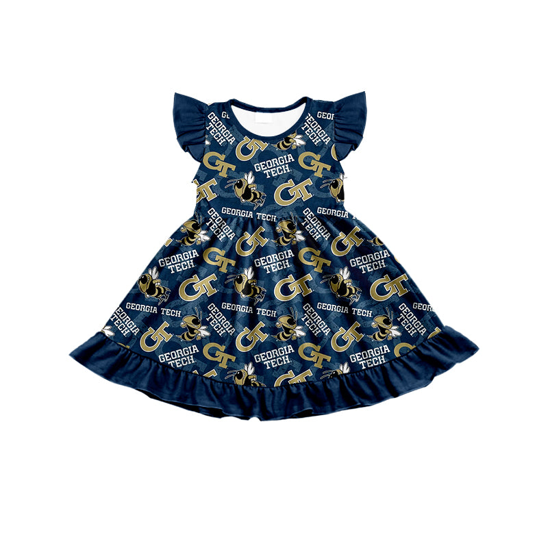 ( Moq 5 each style ) Baby Girl Toddler GT Team Sibling Dress Set