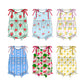 ( Moq 5 Each Style ) Sibling Baby Girls Infant Bows Sleeveless Bubble Rompers Summer Clothes