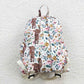 BA0007 Baby Kids Cow Floral Bag Backpack