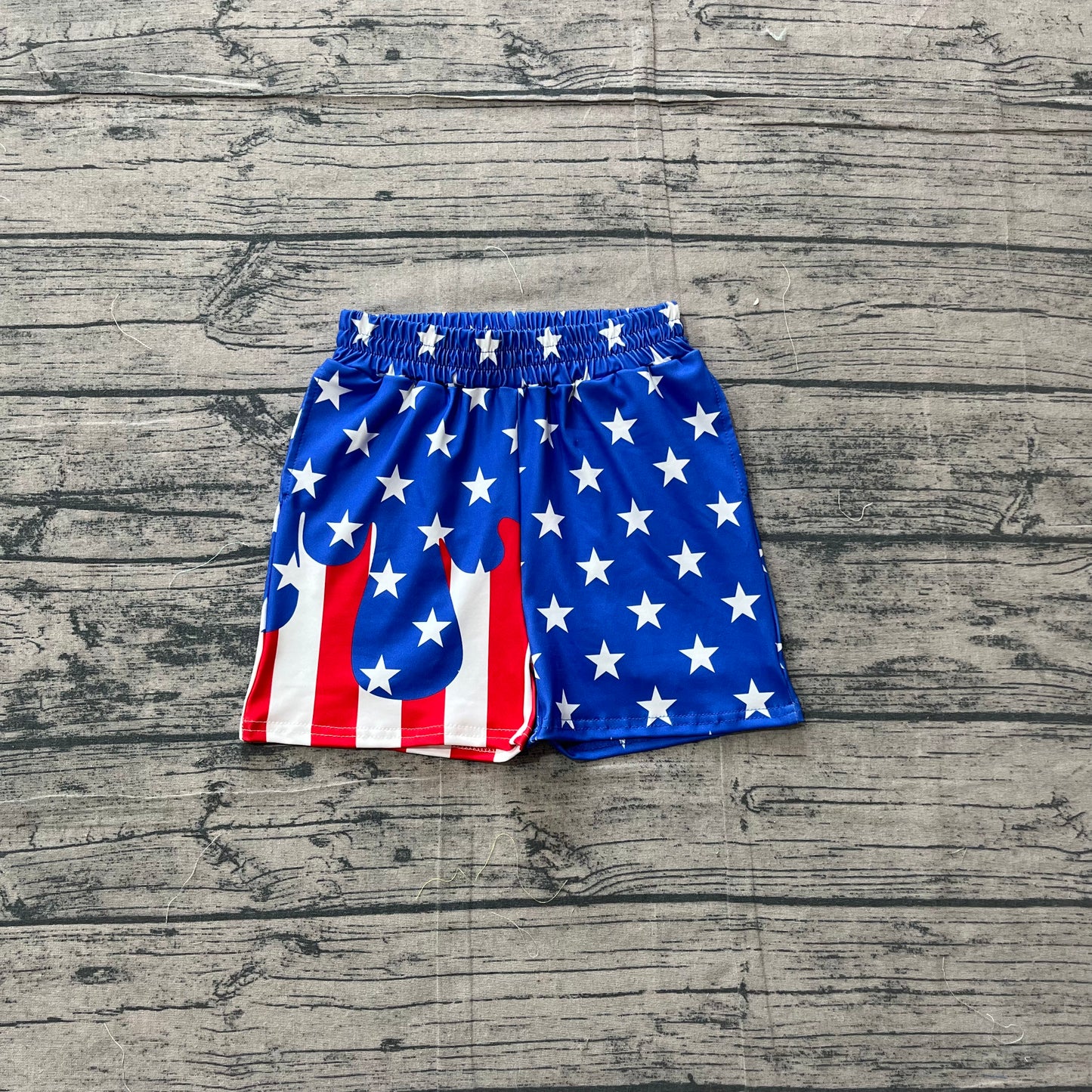 Baby Boys Kids Stars Stripes Shorts Summer 4th of July Bottom RTS