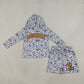 Sibling Baby Boys Kids Long Sleeves Grey Camo Hoodie Shirts Pockets Shorts Sets Team Clothes RTS