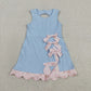 Sibling Baby Girls Kids Sleeveless Bows Yoga Scallop Shorts Dresses Clothes RTS