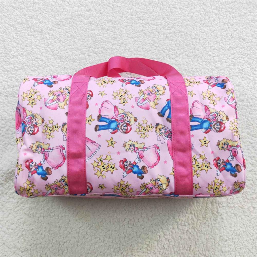 BA0130 Kids Adult Princess Pink Travel Duffle Bag