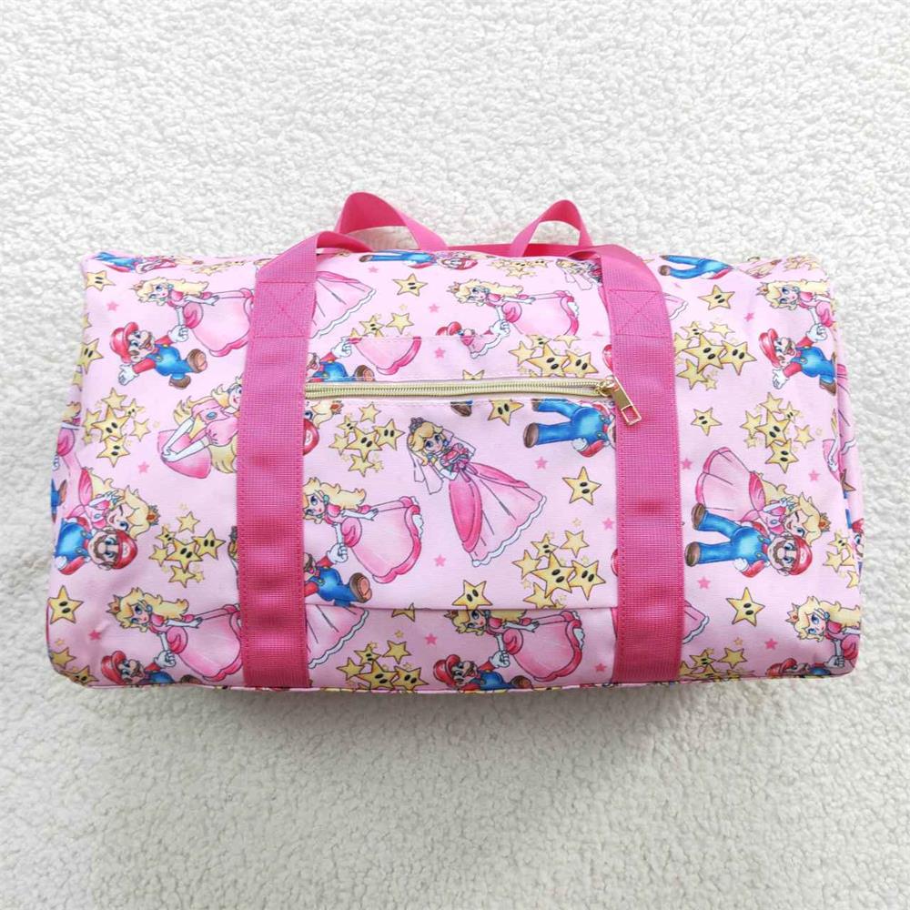 BA0130 Kids Adult Princess Pink Travel Duffle Bag