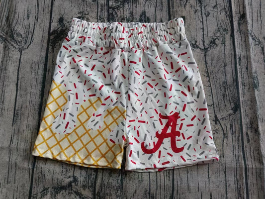( Moq 5  ) Baby Boy Plaid Summer Team A Shorts Bottoms