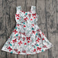 Baby Girls Toddler Popsicles Bows Flags 4th of July Yoga Shorts Knee Length Dress RTS