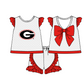 ( Moq 5 Each Style ) Baby Boys Girls Toddler Plaid Sibling Shorts Sets Team Red Clothing
