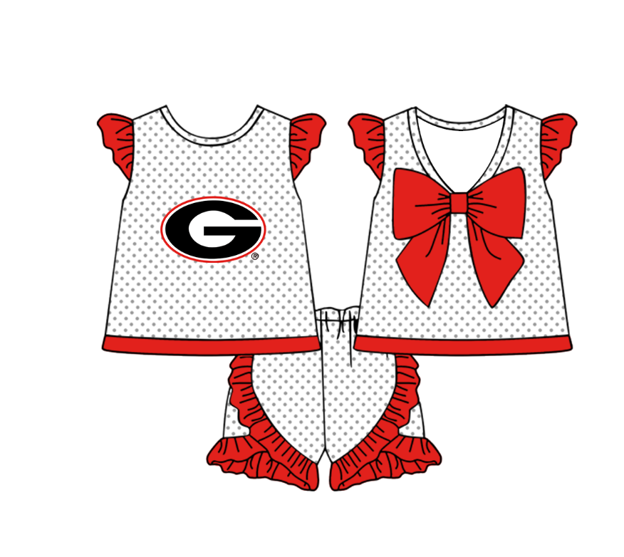 ( Moq 5 Each Style ) Baby Boys Girls Toddler Plaid Sibling Shorts Sets Team Red Clothing