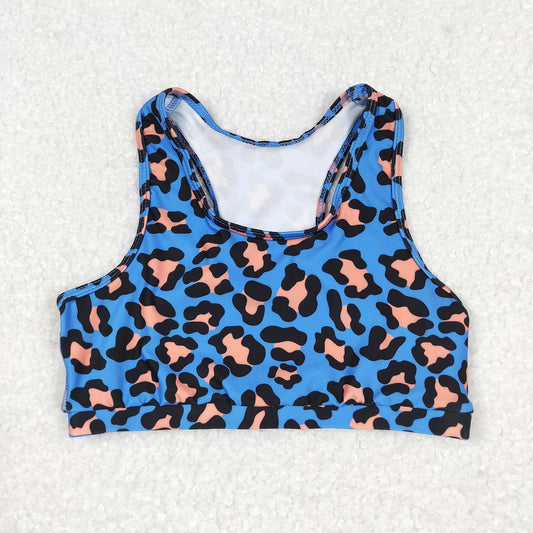 Baby Girl Racer Crop Tops Shorts Leopard Set