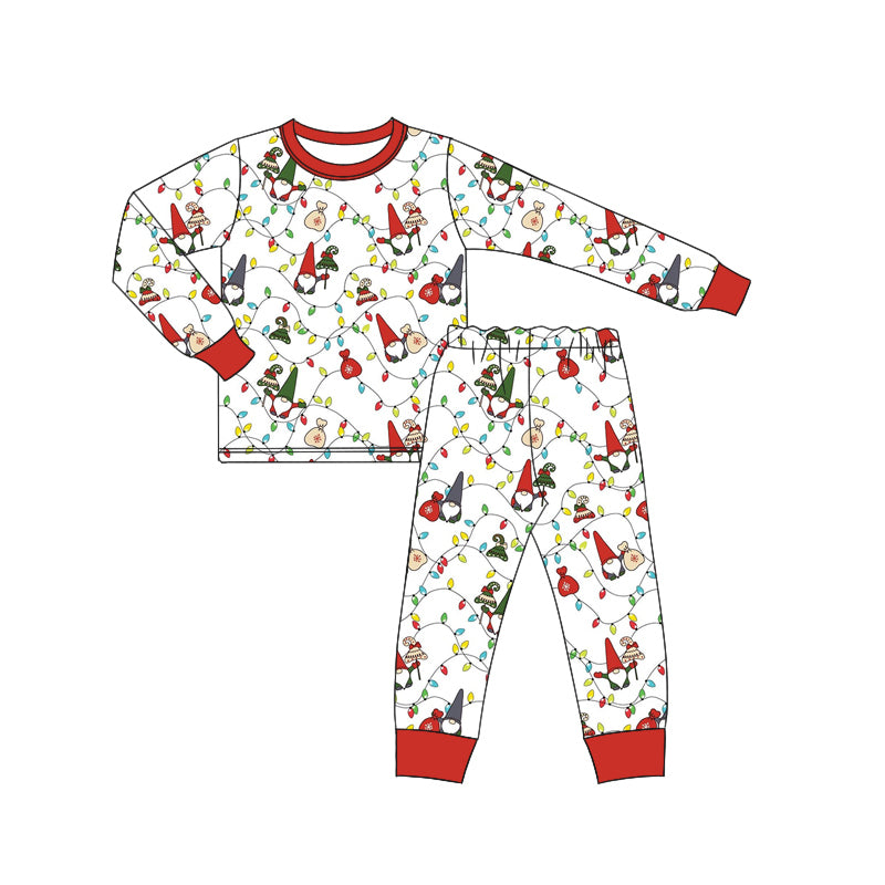 Baby Boy Christmas Light Tee Pants Pajamas Set