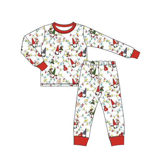 Baby Boy Christmas Light Tee Pants Pajamas Set