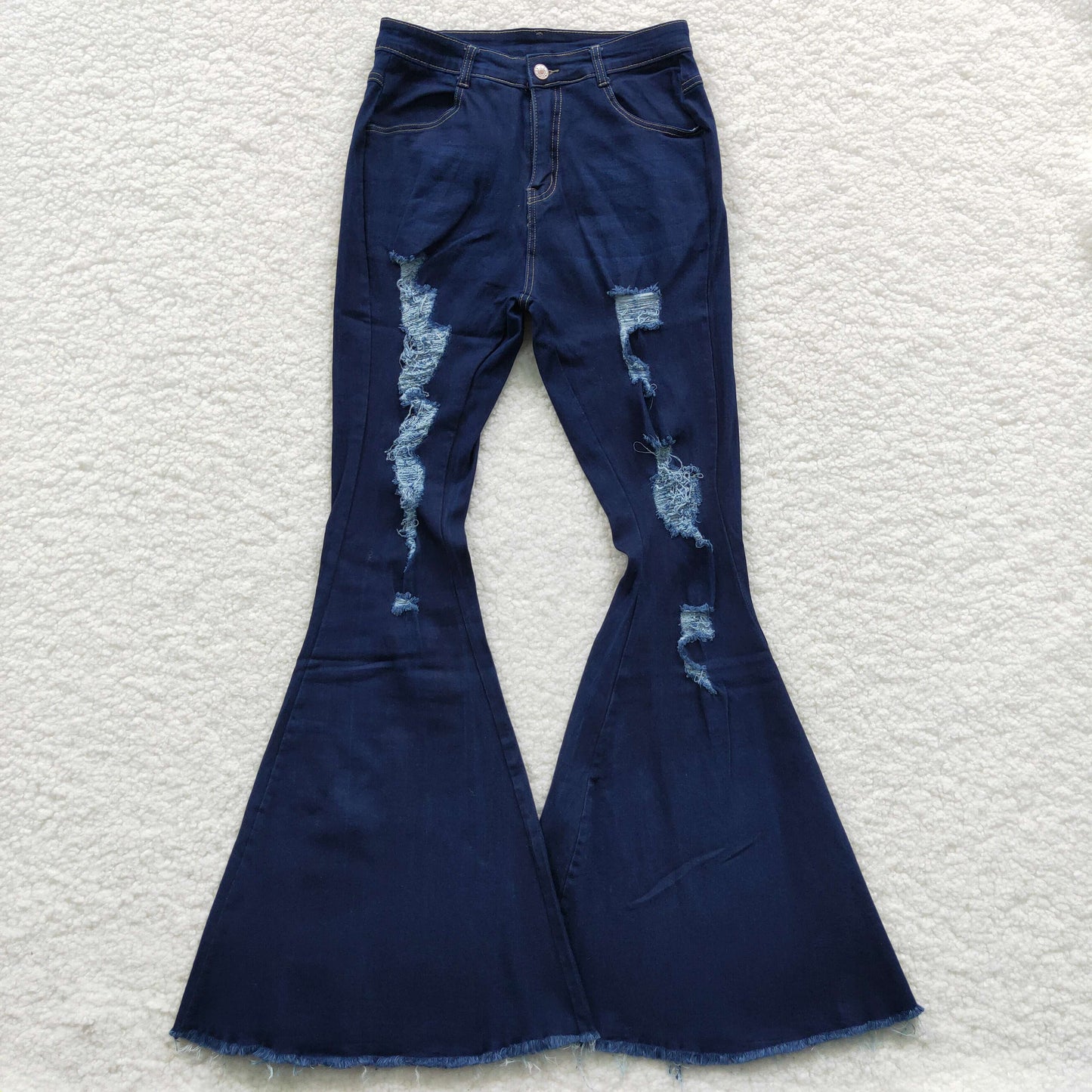 P0118 Adult Women Denim Jeans Bell Pants