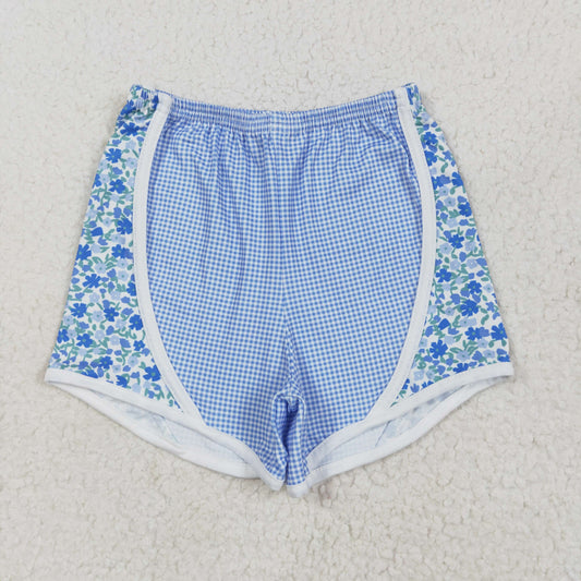 Baby Girl Floral Blue Shorts Summer Bottoms RTS