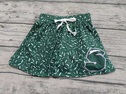Baby Girl S Team Green Skort Shorts Bottoms ( Moq 5 )