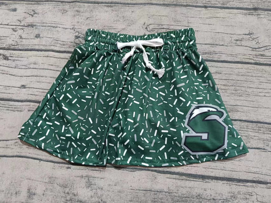 Baby Girl S Team Green Skort Shorts Bottoms ( Moq 5 )