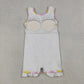 Baby Girls Kids Sleeveless Lemons Bows Pink Plaid Yoga Active Shorts Knee Length Dress RTS