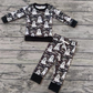 Baby Boy Long Sleeves Ghost Camo Shirt Pants Pajamas Halloween Set