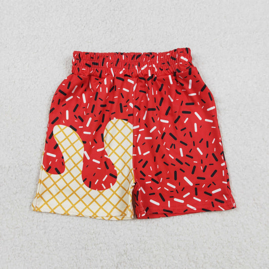 Baby Boys Kids Red Drips Sprinkles Summer Shorts Bottom RTS