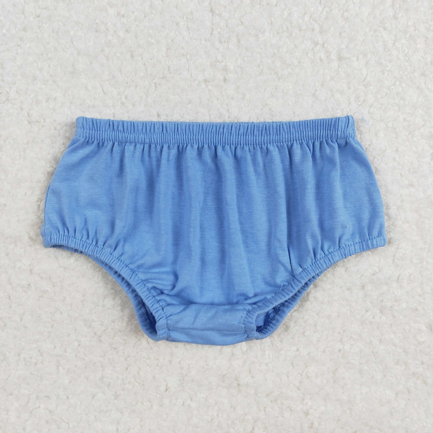 Baby Girl Summer Blue Cotton Bummie Shorts