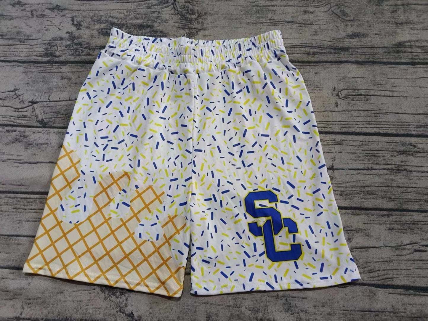 Baby Boy Adult Men SC Team Family Shorts Bottoms ( Moq 5 )