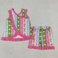Baby Girl Kids Flower Pink Ruffle Tops Shorts Set Summer Clothes RTS