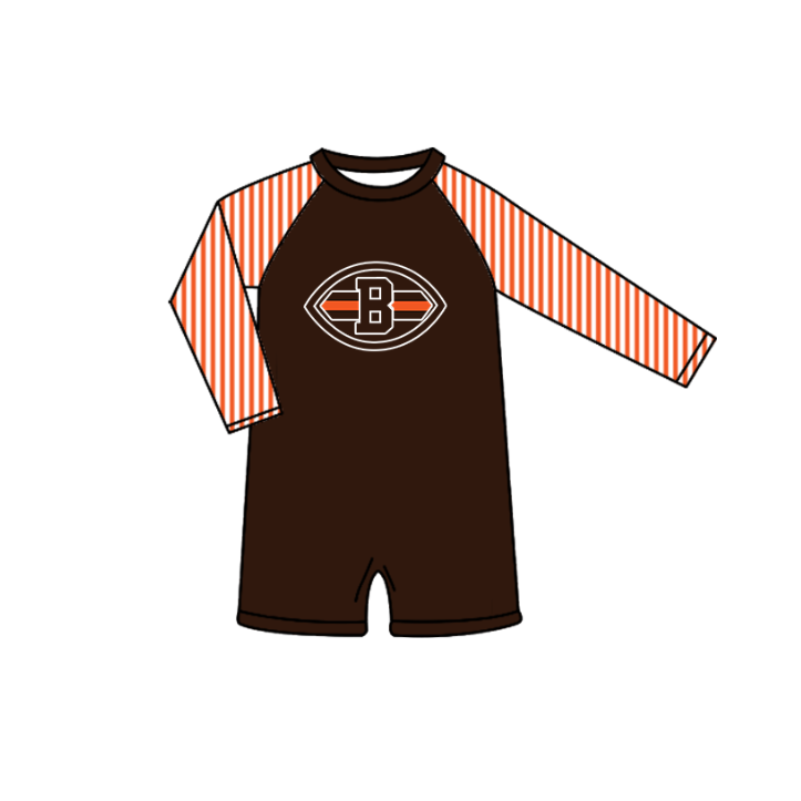 ( Moq 5 Each Style ) Baby Boys Girls Kids Team Sibling Jumpsuits Sets Swimsuits Football Clothes