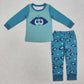 Baby Girl Long Sleeves Shirt Cartoon Girl Hearts Pants Pajamas Clothes Set