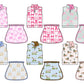 Baby Girl Bows Ducks Dogs Sibling Skort Set ( Moq 5 Each Style ) 1.21