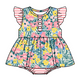 Baby Girl Floral Stripes Sibling Romper Dress Clothes Set ( Moq 5 Each Design )