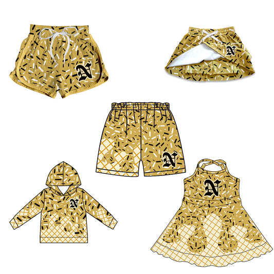 ( Moq 5 each style ) Baby Boy Girl N Team Sibling Drips Dress Shirt Shorts Pants 7.4