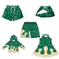 ( Moq 5 each style ) Baby Boy Girl W Team Sibling Green Drips Dress Shirt Shorts Pants 7.5