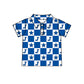 ( Moq 5 Each Style ) Baby Boys Girls Toddler Blue Bows Team Sibling Shorts Dress Shirt Set Summer Clothes