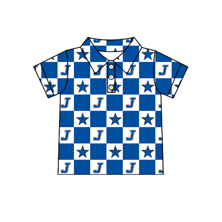 ( Moq 5 Each Style ) Baby Boys Girls Toddler Blue Bows Team Sibling Shorts Dress Shirt Set Summer Clothes