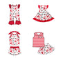( Moq 5 each style ) Baby Girl Toddler KC Team Bows Sibling Romper Dress Set 7.10