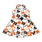 ( Moq 5 each style ) Baby Boy Girl  Team Cheer Sibling Shirt Bows  Dress Set 8.2