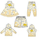 ( Moq 5 each style ) Baby Boy Girl Team Sibling Dress Shirt Shorts Pants 5.29