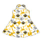 ( Moq 5 each style ) Baby Boy Girl  Team Cheer Sibling Shirt Tigers Bows Dress Set 8.4