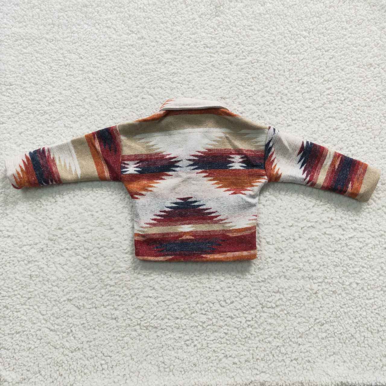 BT0252 Baby Kids Western Aztec Jacket Cardigan