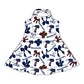 ( Moq 5 each style ) Baby Boy Girl Team Cheer Sibling Shirt Bows Jumpsuit Dress Set 7.30