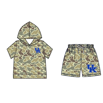 ( Moq 5 Each Style ) Baby Boys Girls Toddler Sibling Blue Shorts Shirts Set Team Drip Sprinkles Clothes