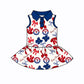 ( Moq 5 each style ) Baby Girl Team T Bows Sibling Dress Set 5.19